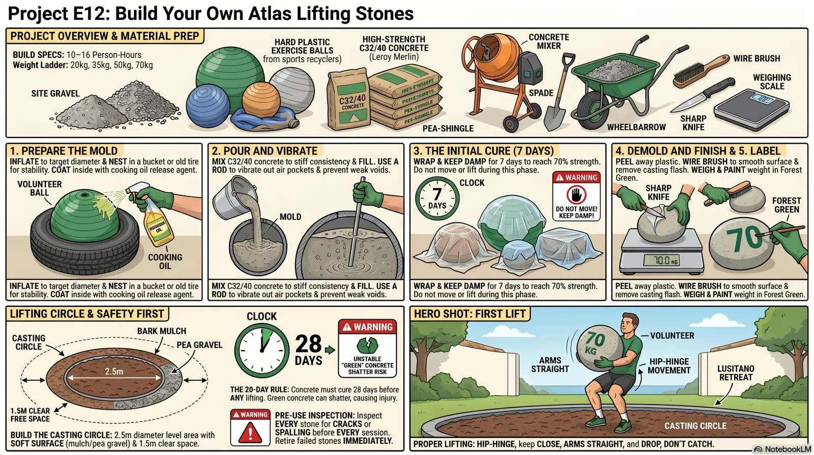 Atlas Lifting Stones + Casting Circle