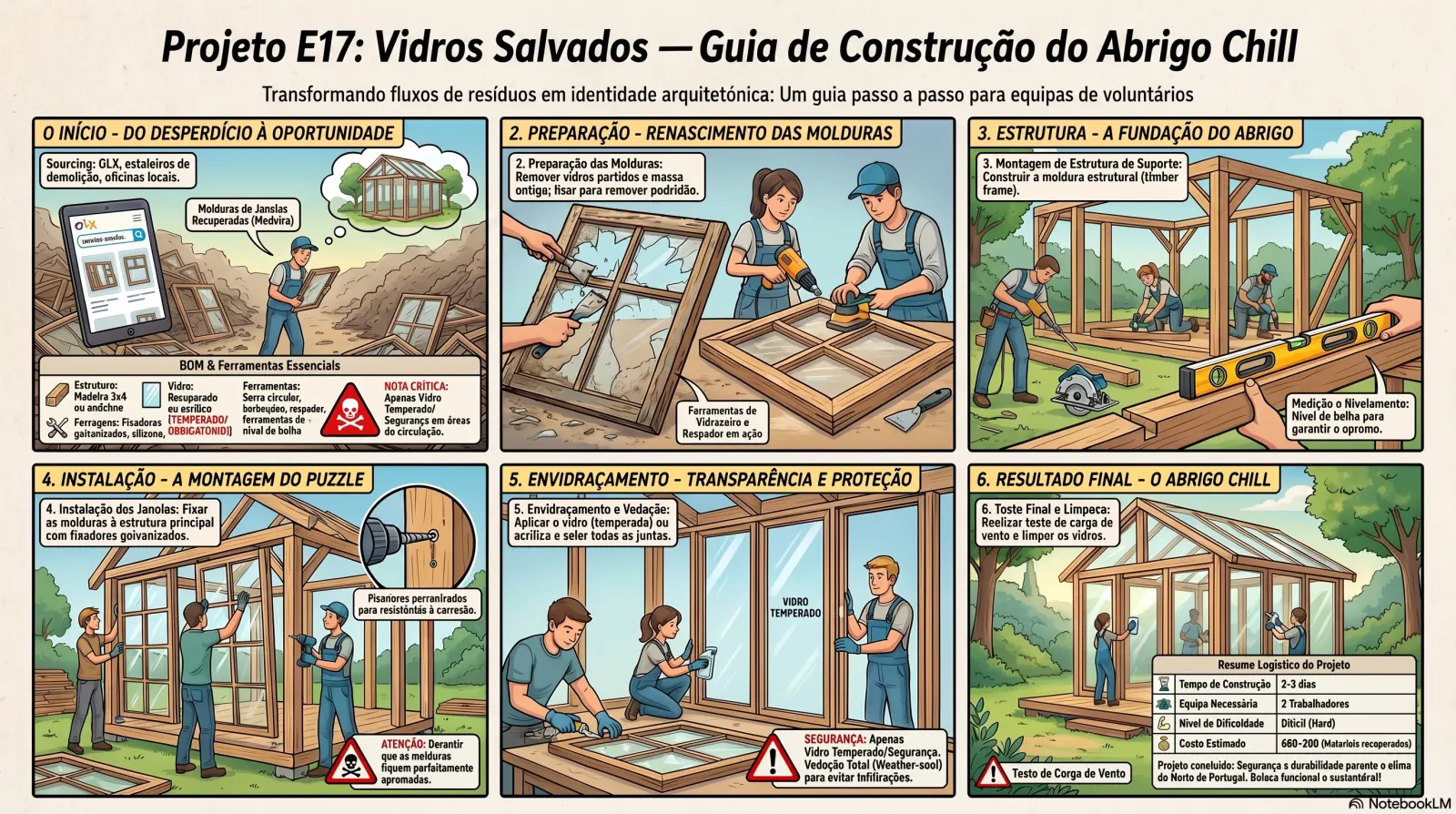 Vidros Salvados Abrigo Chill