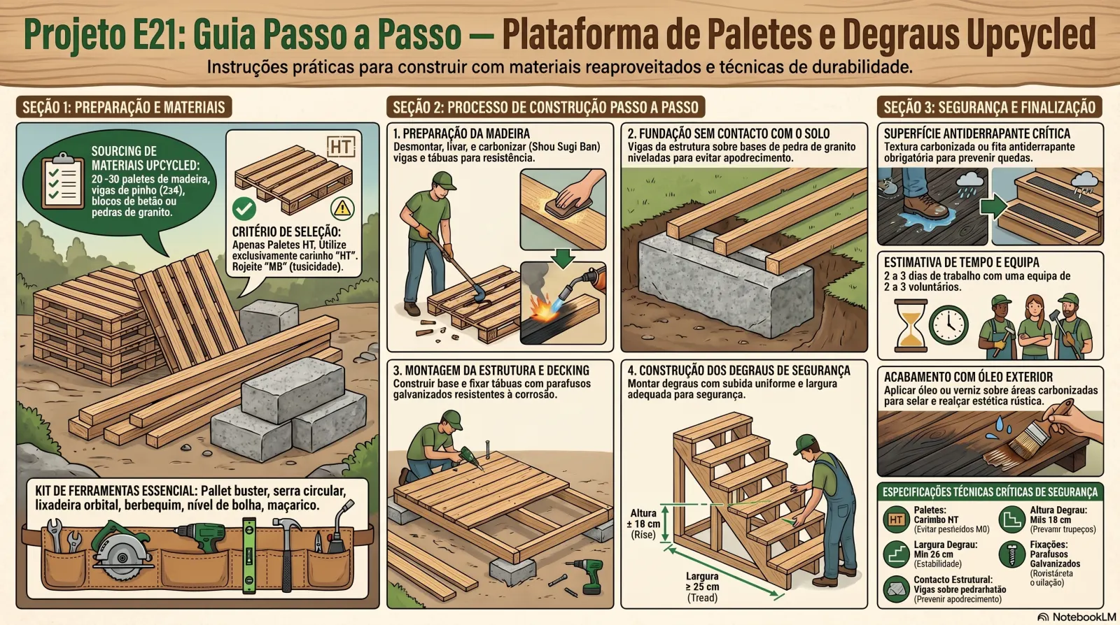 Plataforma Pallet + Degraus