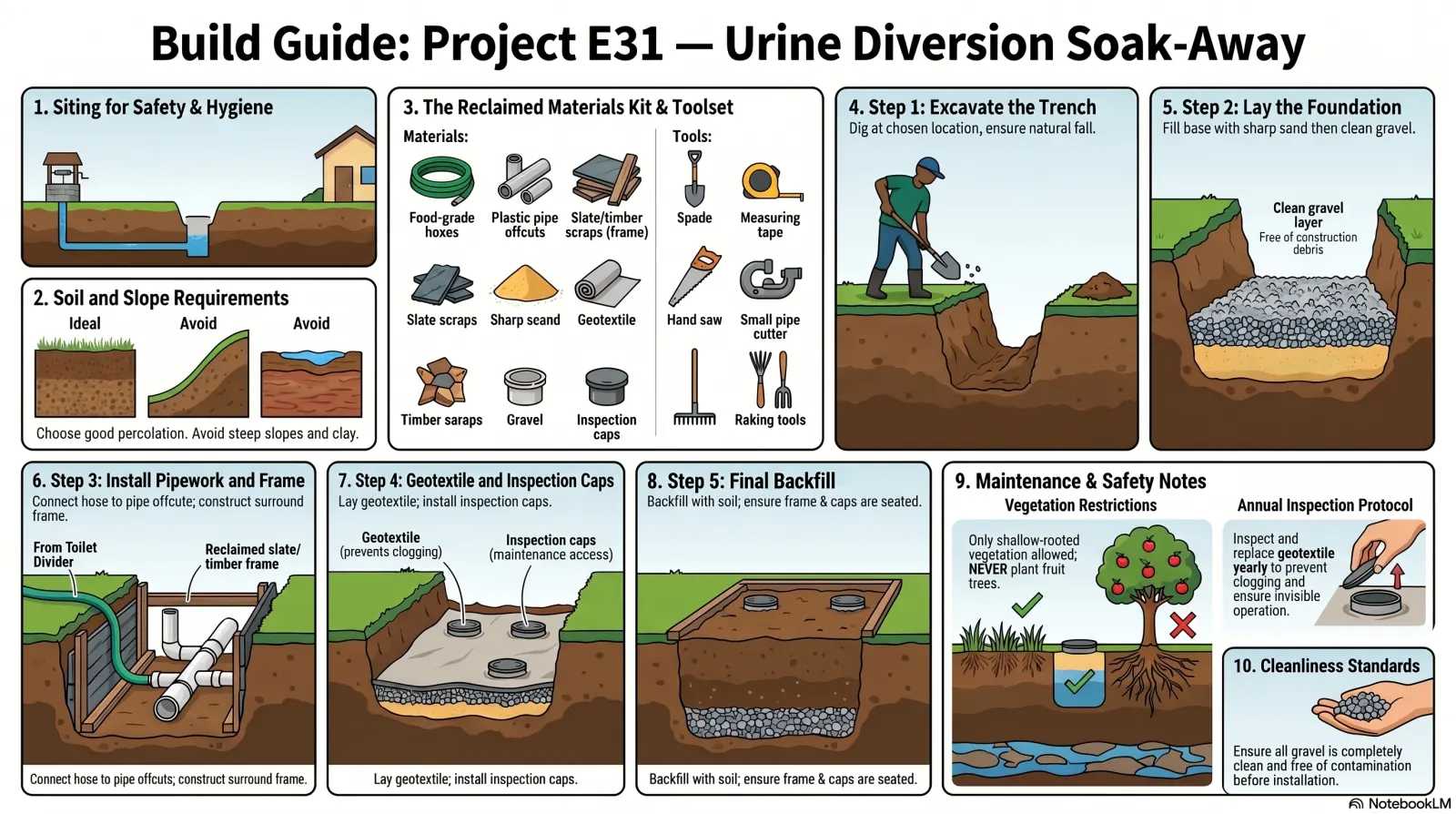 Urine Diversion Soak-Away