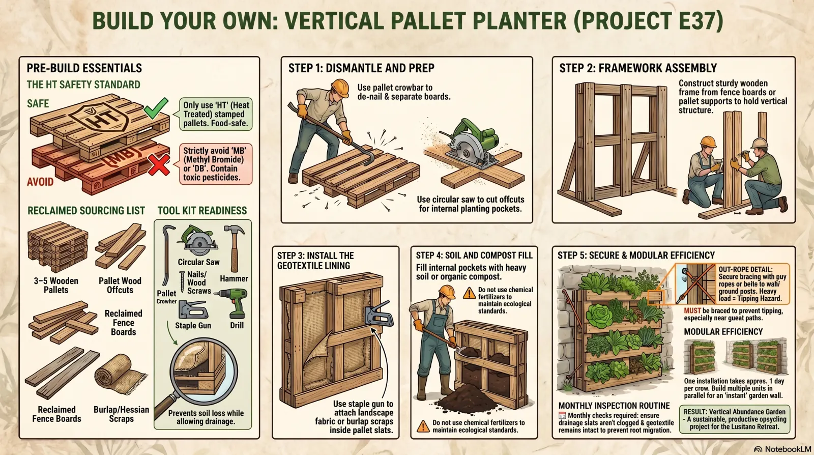 Pallet Vertical Planters