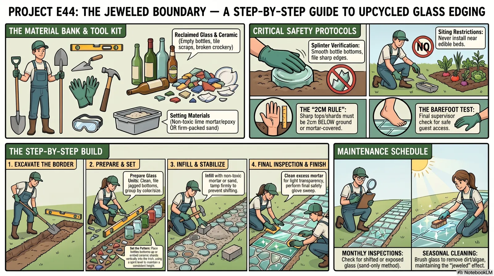 Bottle / Glass Border Edging