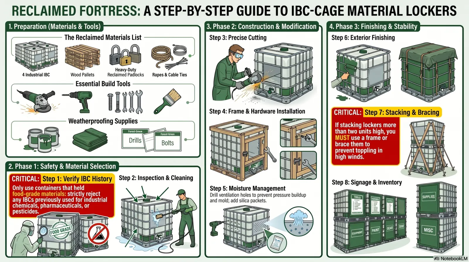 IBC-Cage Material Lockers
