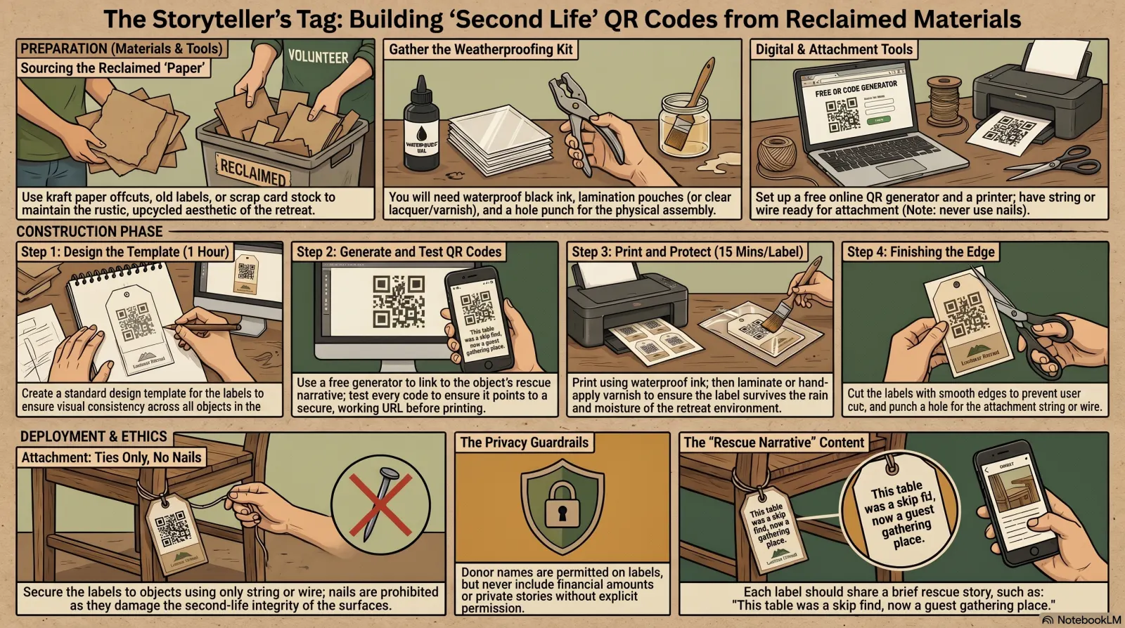 Second Life Object Story Tags / QR Codes