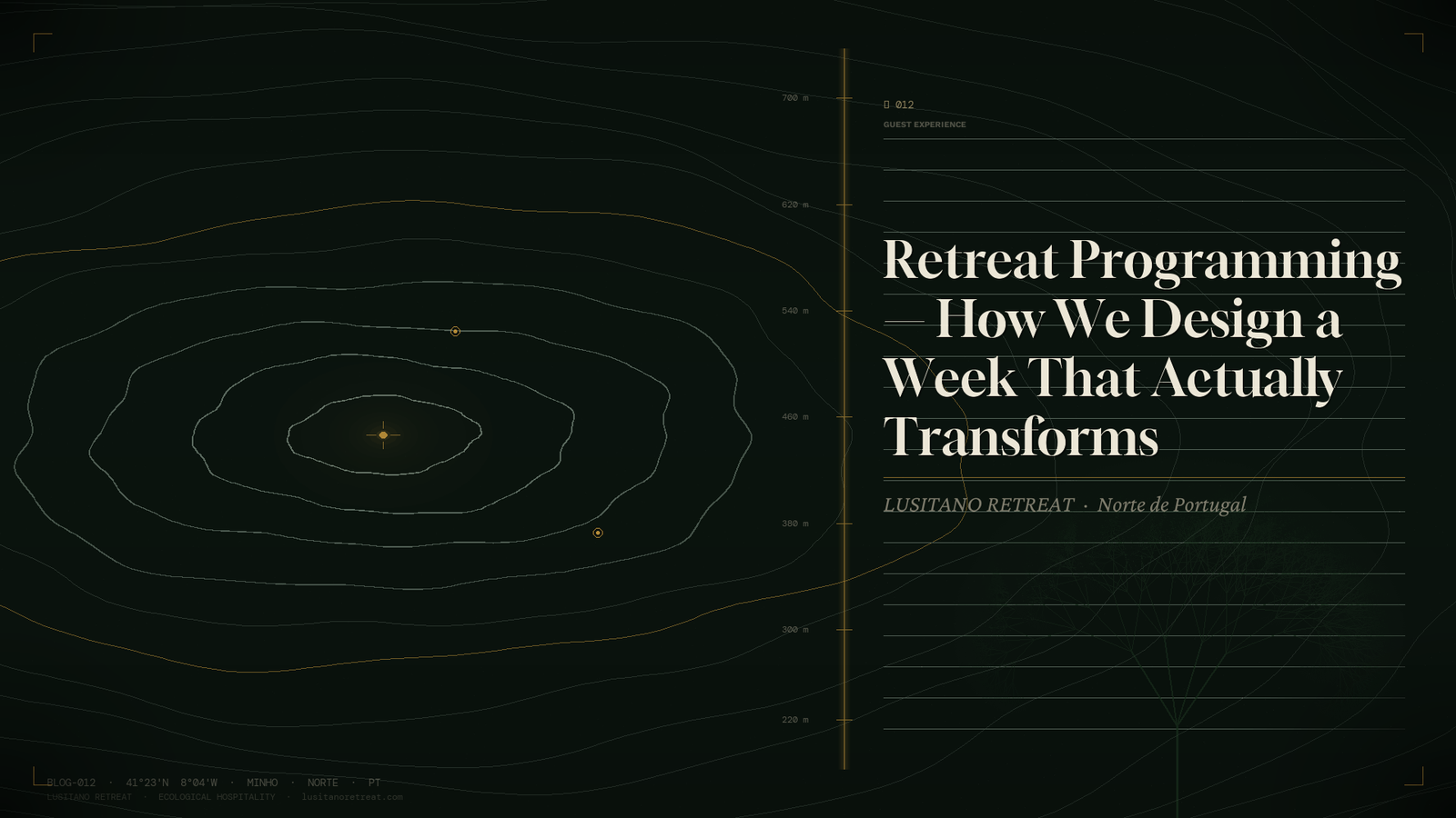 Retreat Programming — How We Design a Week That Actually Transforms
