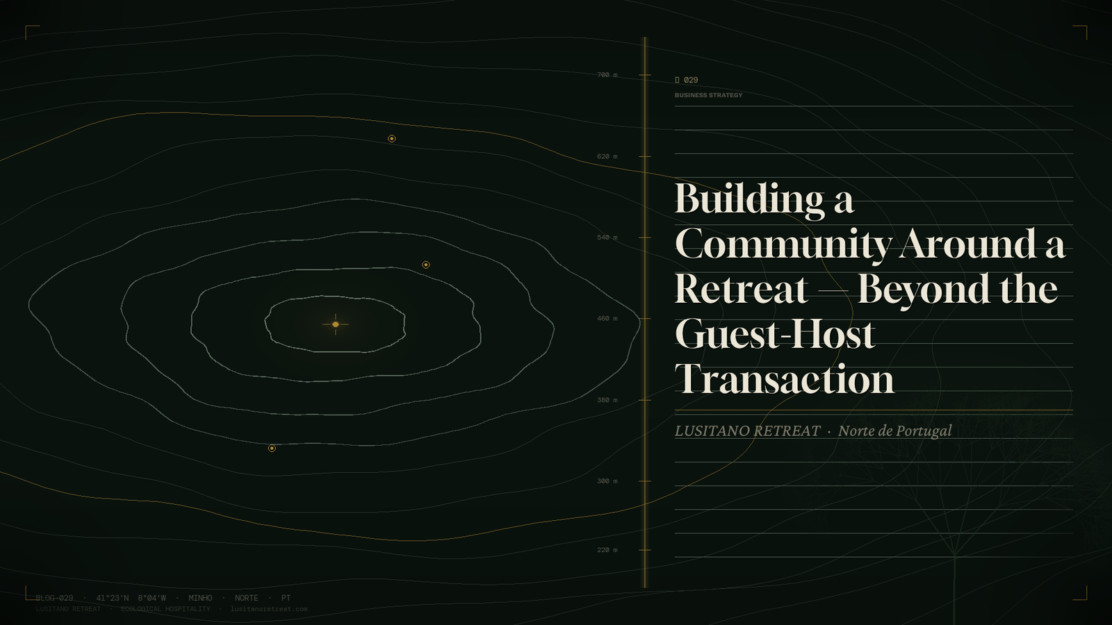 Building a Community Around a Retreat — Beyond the Guest-Host Transaction