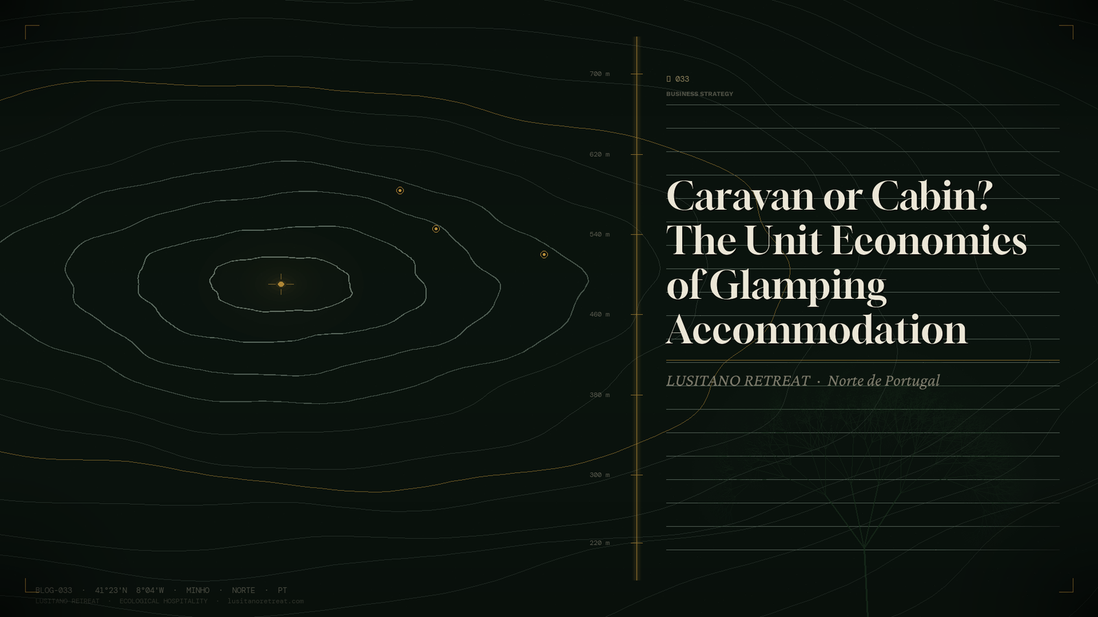 Caravan or Cabin? The Unit Economics of Glamping Accommodation
